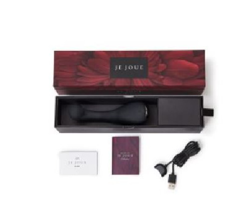 Премиум вибратор Je Joue - G-Kii Black с регулируемым изгибом и глубокой вибрацией
