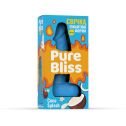 Ароматна свічка пікантної форми Pure Bliss Blue Coco Splash (Кокосове молоко) 18 см