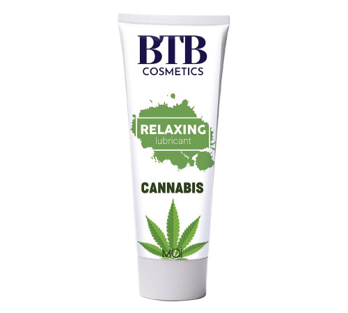 Змазка на гібридній основі BTB Relaxing Lubricant Cannabis (100 мл)