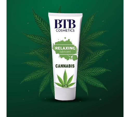 Змазка на гібридній основі BTB Relaxing Lubricant Cannabis (100 мл)