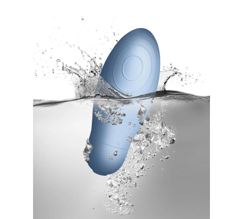 Кліторальний вібратор SugarBoo Blue Bae, працює від батарейок (у комплекті)