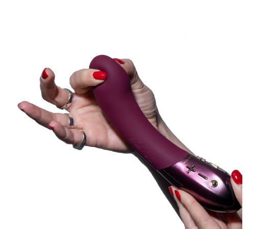 Вибратор для точки G Hot Octopuss KURVE, Treble and Bass Technology, 2 мотора, мягкий кончик