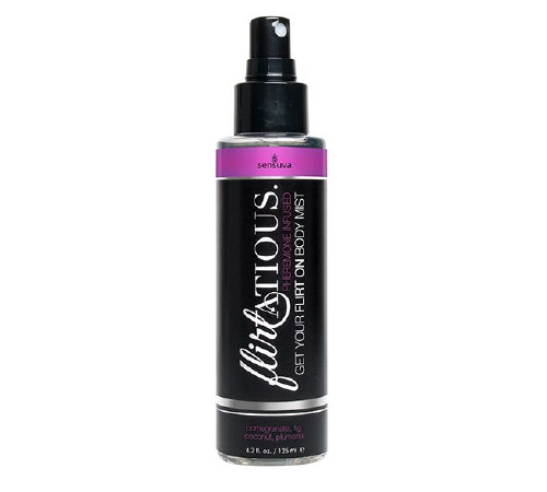Спрей-мист для тела с феромонами Sensuva Flirtatious Pomegranate, Fig, Coconut & Plumeria (125 мл)