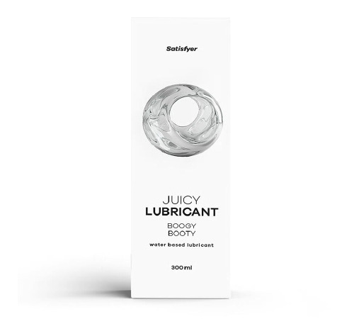 Анальне мастило на водній основі Satisfyer Juicy Lubricant Boogy Booty water based 300 мл