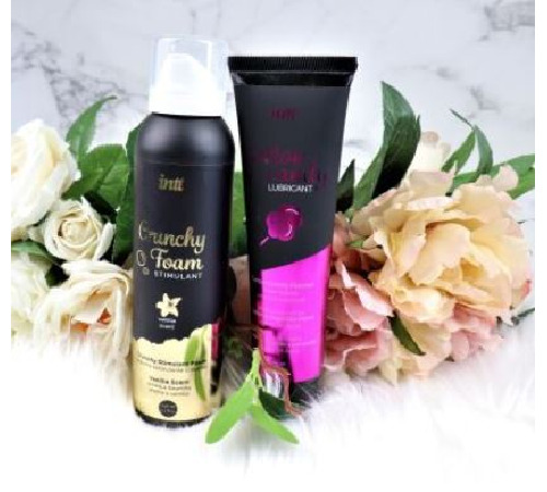 INTT Promo 2: Массажная пена Crunchy Foam Vanilla (150 мл) + смазка Cotton Candy (100 мл) бесплатно