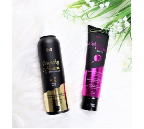 INTT Promo 2: Массажная пена Crunchy Foam Vanilla (150 мл) + смазка Cotton Candy (100 мл) бесплатно