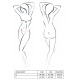 Ажурний боді AZALIA BODY black S/M Passion