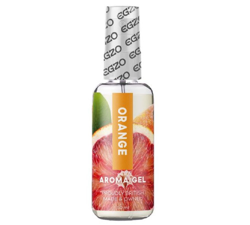 Съедобный гель-лубрикант EGZO AROMA GEL - Orange, 50 мл