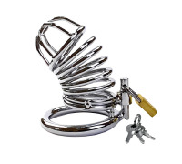 Пояс верности мужской, модель А, 50 мм  диаметр кольца  СЕРЕБРО