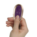 Анально-вагінальний вібратор для пар Rocks Off Cocktail Purple, пульт ДК