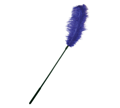 Щекоталкі з пером страуса Sportsheets Ostrich Tickler Фіолетова