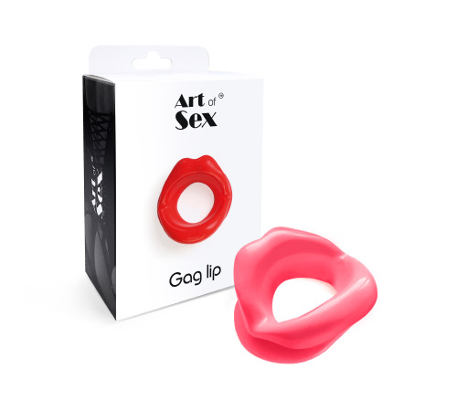 Кляп у формі губ Art of Sex - Gag lip, Рожевий