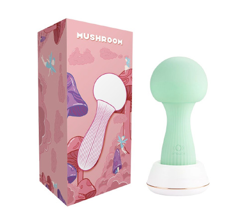 Вибромассажер Otouch MUSHROOM Teal, 7 режимов, функция ночника, технология «старт-стоп»