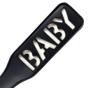 Шлепалка BDSM Baby, Черно/Белая