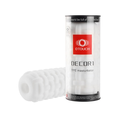 Мастурбатор Otouch DECOR 1-A, утолщенный TPE, эффект всасывания, спиральные выступы
