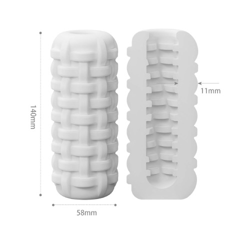 Мастурбатор Otouch DECOR 1-A, утолщенный TPE, эффект всасывания, спиральные выступы