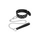 Ошейник заклепками и с поводком Fetish Tentation Rivets and Leash