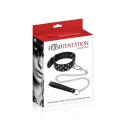 Ошейник заклепками и с поводком Fetish Tentation Rivets and Leash