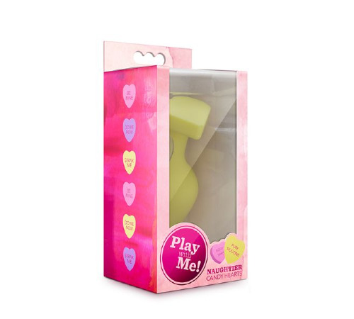 Анальна пробка PLAY WITH ME CANDY HEART FILL ME UP