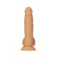 Фалоімітатор ADDICTION Dual Density Silicone Dildo Caramel 8″, присоска, діаметр 4,3 см, віброкуля