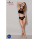 Трусики з прозорою вставкою Passion PS006 PANTIES black, size S