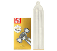 Презервативы с эффектом проолонгации, увеличенным количеством смазки Elasun Iron Man, золотистые10шт