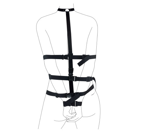 Набор для фиксации Art of Sex - BDSM Fixation Black Night Simple