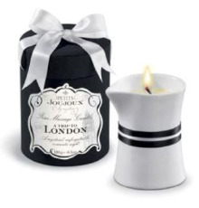 Массажная свечa Petits Joujoux - London - Rhubarb, Cassis and Ambra (190 г) роскошная упаковка