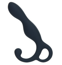 Массажер простаты Lux Active LX1 Anal Trainer 5.75″, Dark Blue, вибропуля в комплекте