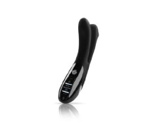 Вібратор подвійний з електростимуляцією Mystim Tingling Aparte eStim Black, міостімулятор