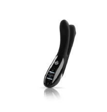 Вибратор двойной с электростимуляцией Mystim Tingling Aparte eStim Black, миостимулятор