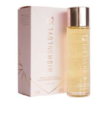 Массажное масло HighOnLove Massage Oil - Lychee Martini (120 мл) с маслом семян конопли