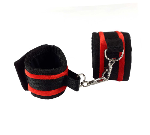 Наручники BDSM MidNight красные