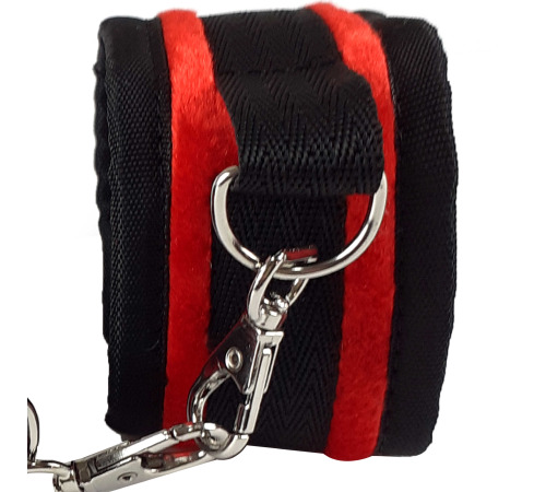 Наручники BDSM MidNight красные