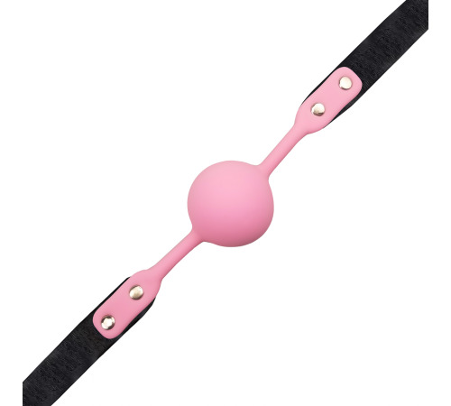 Силіконовий кляп NeDlyaSkuki Gag Ball рожевий