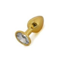 Анальная пробка Gold Metal Diamond, M