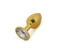 Анальна пробка Gold Metal Diamond, M