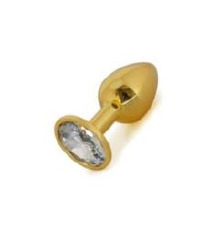 Анальна пробка Gold Metal Diamond, M