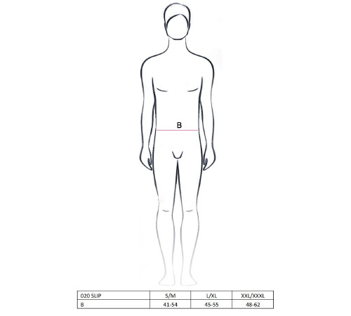 Мужской эротический костюм официанта Passion 020 SLIP black XXL/XXXL: трусики, бабочка, манжеты