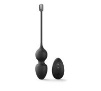 Вагинальные шарики Dorcel LOVE BALLS BLACK, вибрации и движения внутреннего шарика, пульт ДУ