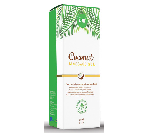 Массажный гель для интимных зон Intt Coconut Vegan (30 мл)
