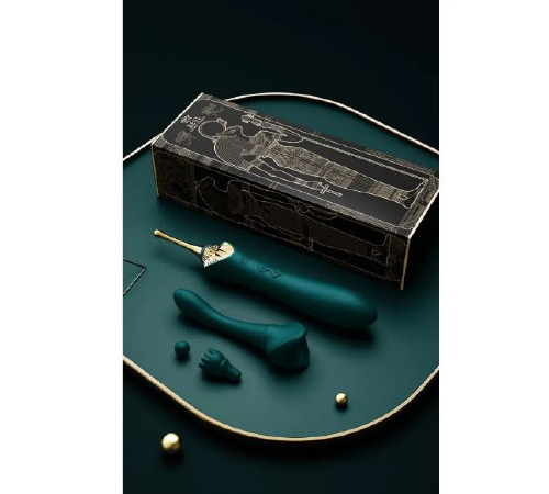 Вібратор двосторонній універсальний Zalo Bess із насадками Black