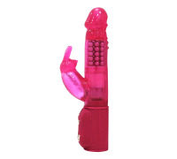 Вібратор-кролик Dorcel Orgasmic Rabbit Pink з перловим масажем