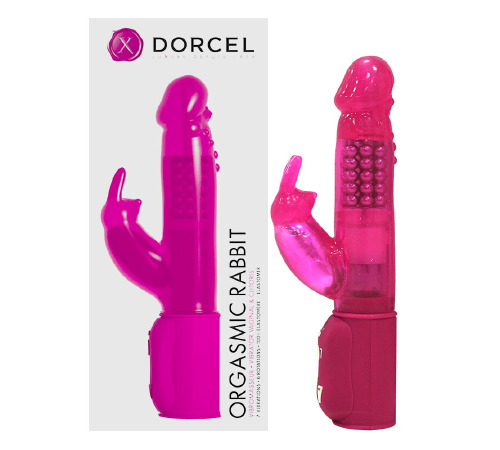 Вибратор-кролик Dorcel Orgasmic Rabbit Pink с жемчужным массажем