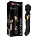 Вибромассажер 2-в-1 Dorcel Dual Orgasms Gold классический массажер и вибратор с жемчужным массажем