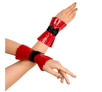 Плессированые манжеты на руки Art of Sex - Eva, Красные