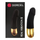 Вібратор Dorcel Real Vibration S Gold 2.0, діаметр 3,7см, перезаряджається, для точки G