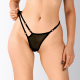 Прозрачные трусики Ruby, XS-M, цвет Черный