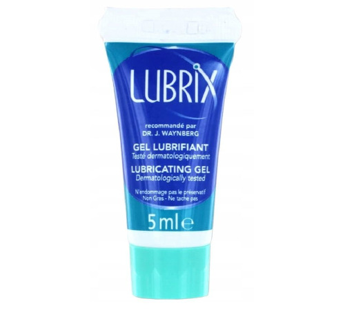 Лубрикант на водной основе Lubrix (5 мл) без парабенов