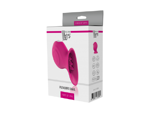 Стимулятор для клитора VIBES OF LOVE PLEASURE SNAIL MAGENTA